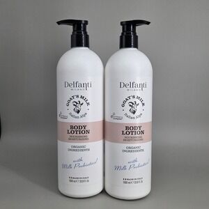 Delfanti Milano Body Lotion Unisex 33 8oz Goats Milk Probiotics Italian Skincare
